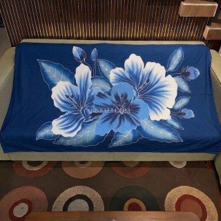 Rayon Sarong Hand Painted Floral Design